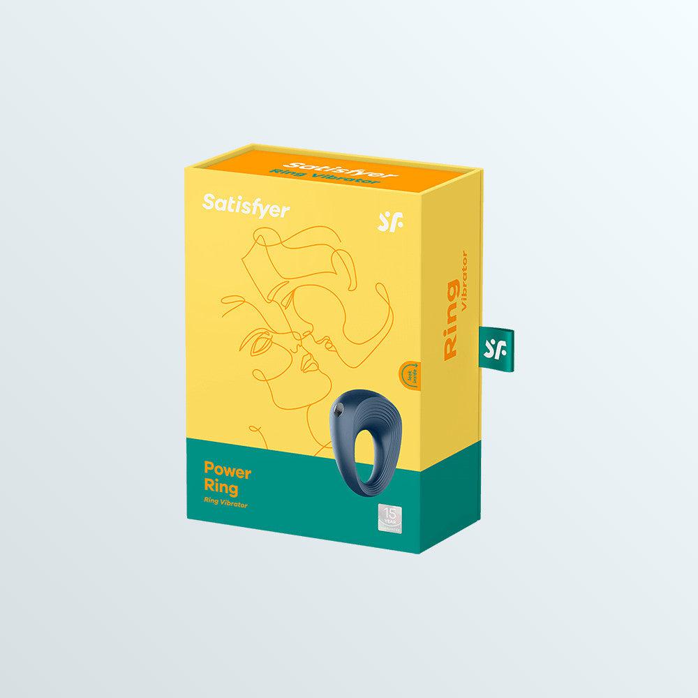 Satisfyer "Power Ring" Rechargeable Vibrating Cock Ring by Condomania