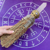 Supplies for Altar Charms Crystal Wand Point Witches Broom Decor