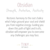 Black Obsidian Heart by Tiny Rituals