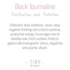 Black Tourmaline Silver Ring by Tiny Rituals