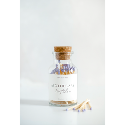 Apothecary Matches by Orchid + Ash