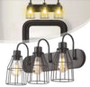 3-Lamp Industrial Barn Wall Metal Sconce Light Fixture