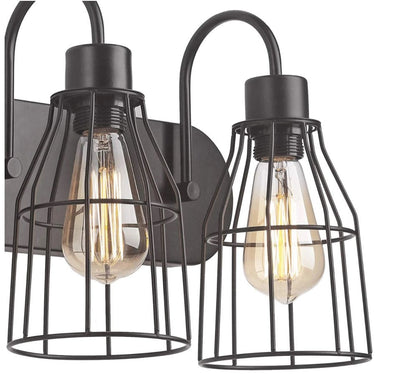3-Lamp Industrial Barn Wall Metal Sconce Light Fixture