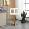 Bar Stool with Backrest and Footrest (Counter Height)