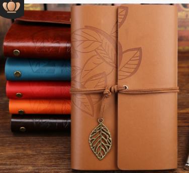 Retro Notebook Diary Notepad Literature PU Leather Note Book