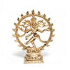 Dancing God Shiva (Natraj) Brass -  6" Height by OMSutra