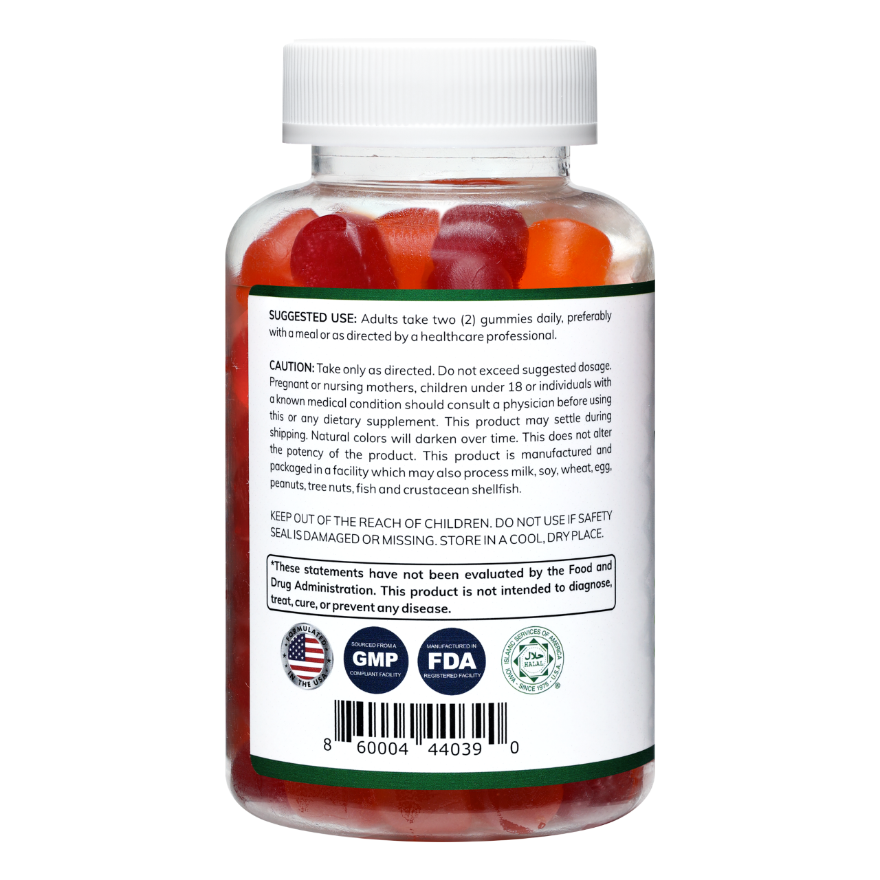 Halal Vitamin D3 2000IU Gummies by Zaytun Vitamins