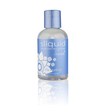 Sliquid Swirl Blue Raspberry Flavored Lubricant by Condomania.com