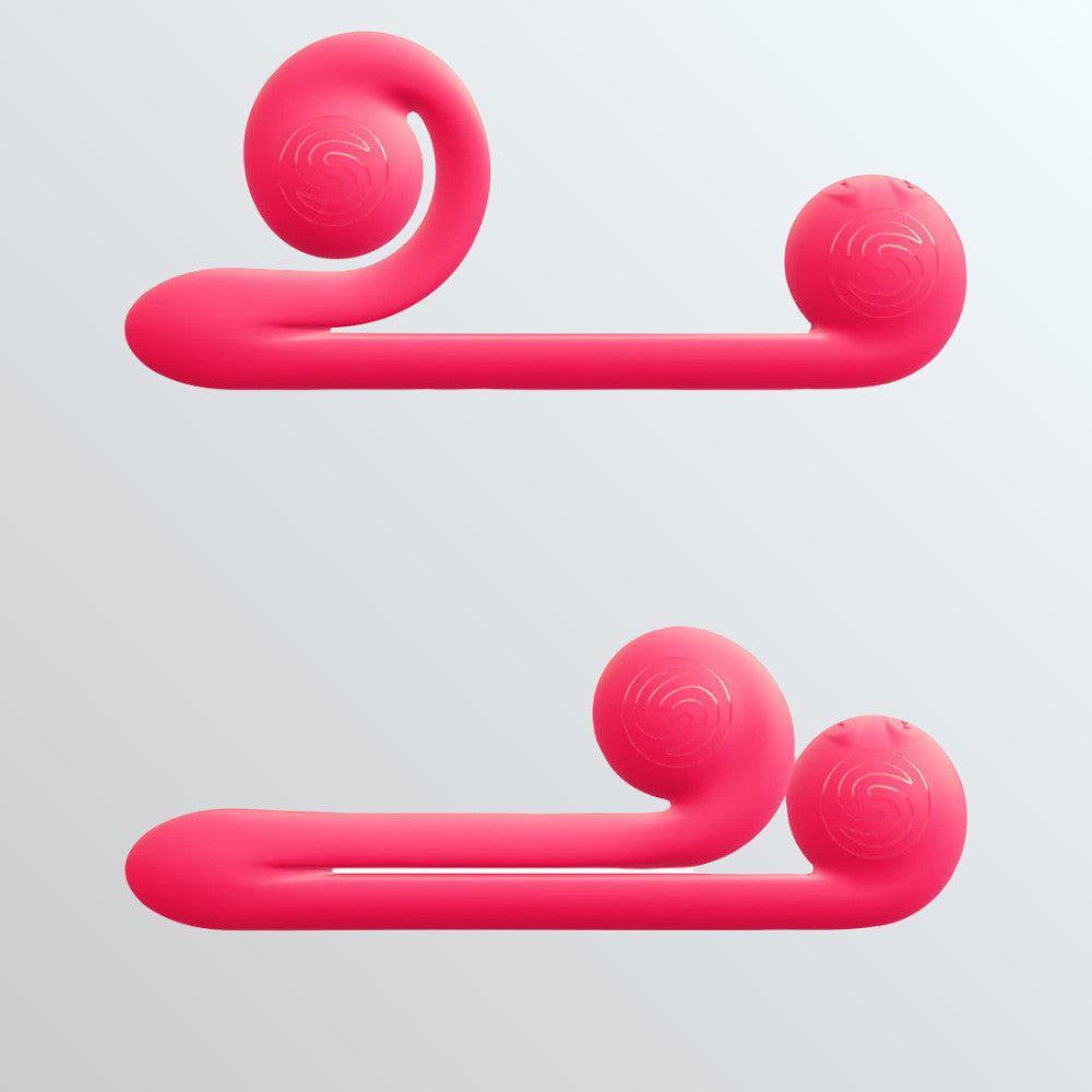 Snail Vibe Dual Motor Thrusting Vibrator - Pink by Condomania