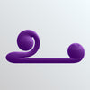 Snail Vibe Dual Motor Thrusting Vibrator - Purple by Condomania.com