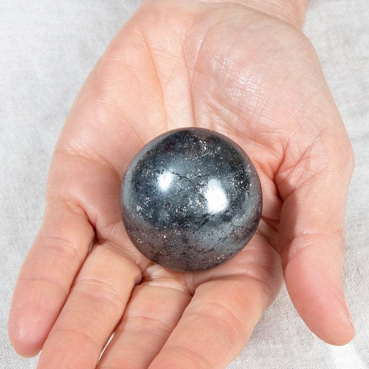 Hematite Sphere by Tiny Rituals