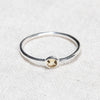 Citrine Silver Ring by Tiny Rituals