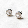 Herkimer Diamond Silver Stud Earring by Tiny Rituals