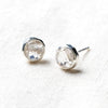 Herkimer Diamond Silver Stud Earring by Tiny Rituals