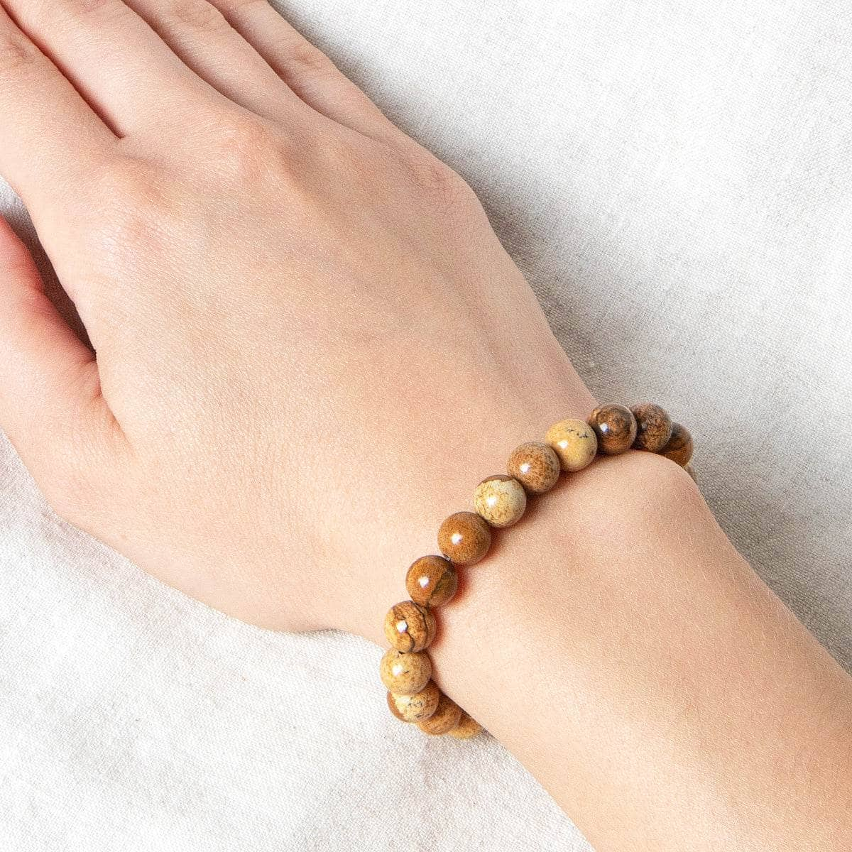 Picture Jasper Energy Bracelet 8mm by Tiny Rituals