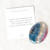 Rainbow Fluorite Worry Stone by Tiny Rituals