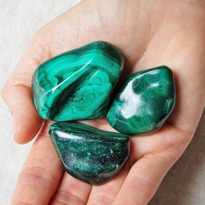 Real Malachite Stone Set by Tiny Rituals
