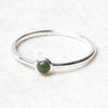 Bloodstone Silver Ring by Tiny Rituals