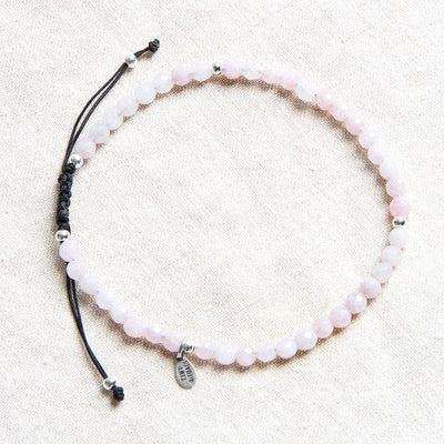 Rose Quartz Energy Anklet by Tiny Rituals