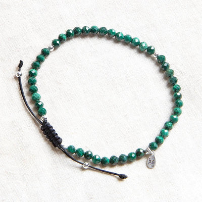 Malachite Energy Anklet by Tiny Rituals