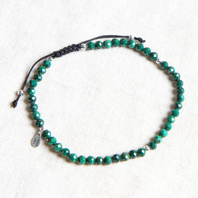 Malachite Energy Anklet by Tiny Rituals