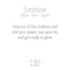 Sunstone Worry Stone by Tiny Rituals