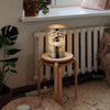 7" Touch lamp/Oil burner/Wax warmer-Silver Mountain Scene by Peterson Housewares & Artwares