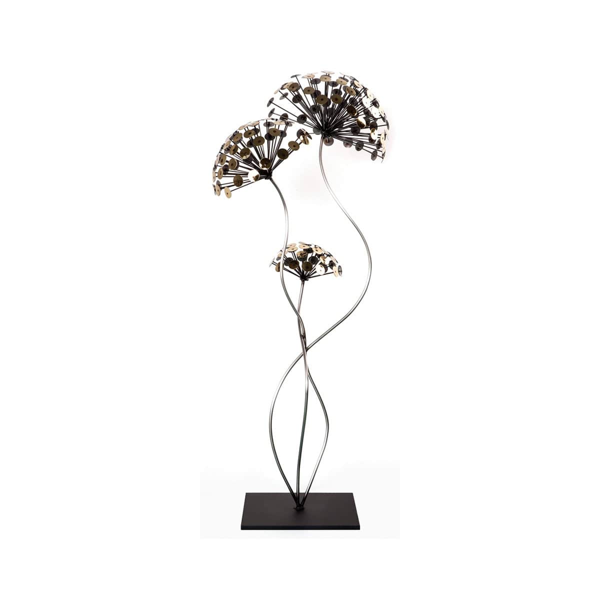 Metal Wall Sculpture - Dandelion's Dance Metal Sculpture Original Artwork by Peterson Housewares & Artwares