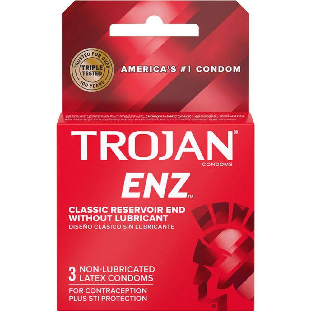Trojan ENZ Condoms Without Lube by Condomania