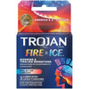 Trojan Fire and Ice Condoms (Hot & Cold Condom) by Condomania.com