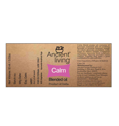 Ancient Living Calm Blended Oil by Distacart