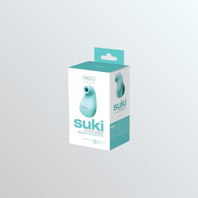 VeDO Suki - Turquoise Air Suction Clit Stimulator by Condomania.com