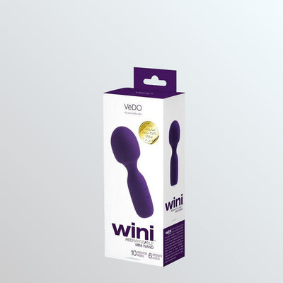 VeDO WINI Mini Vibrator Wand - Purple by Condomania.com