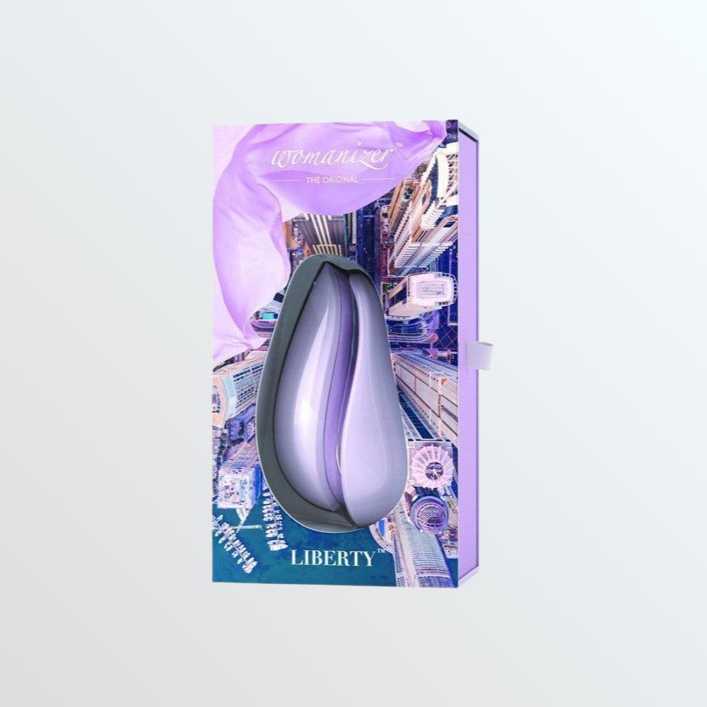 Womanizer Liberty Lilac Air Suction Clit Stimulator by Condomania.com