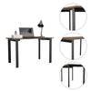 Marrakech Writing Desk, Four Steel Legs by FM FURNITURE