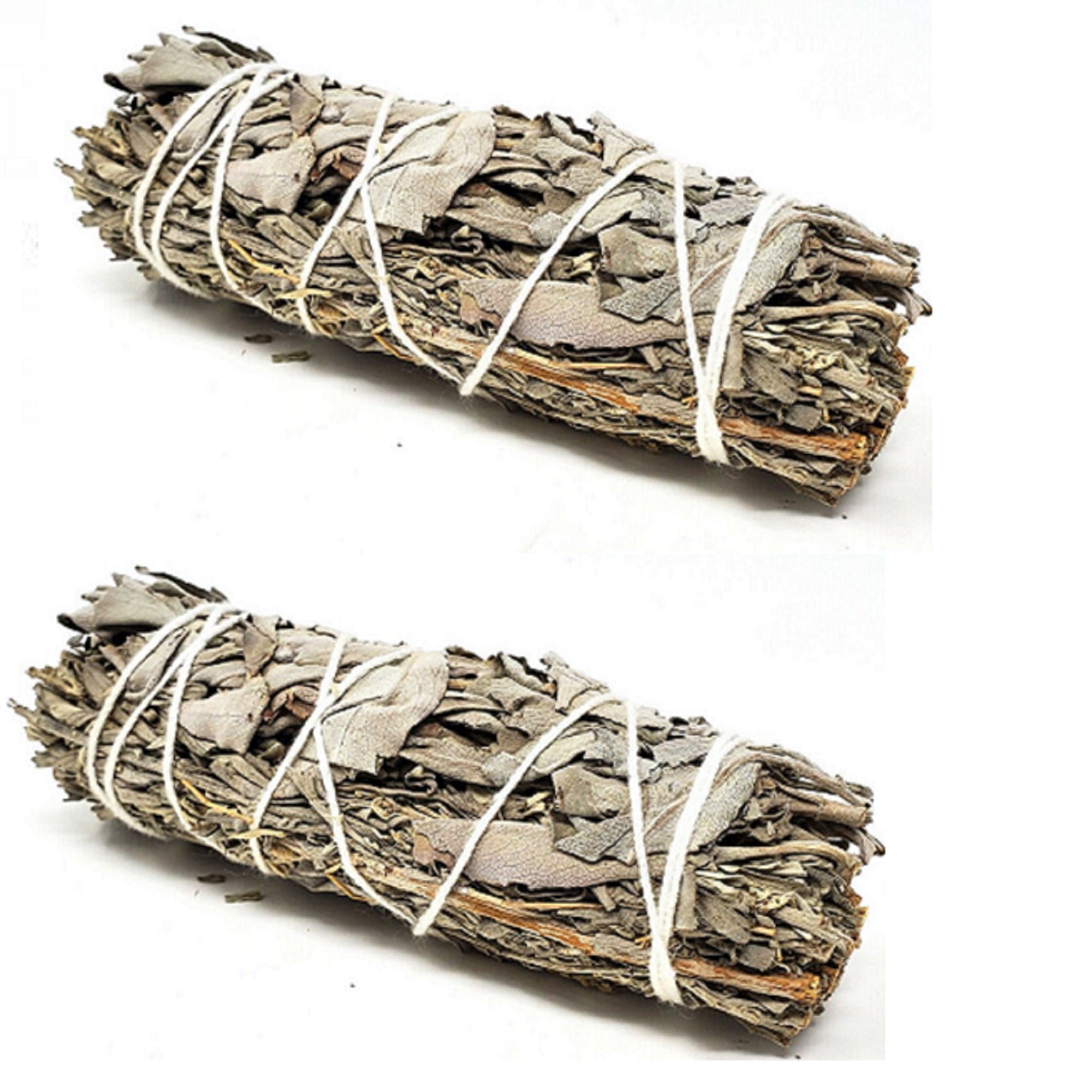 White Sage & Blue Sage Smudge Stick 3-4