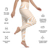 Women's Tropical Sandbar Yoga Leggings by Tropical Seas Clothing