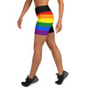 LGBT Flag Porcupine Yoga Shorts by Proud Libertarian