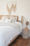 Beige So Soft Linen Pillows by Anaya