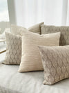 Summer Flora Mocha Indoor and Outdoor Pillow by Anaya