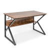 B Design Computer Desk with Bookshelf by Plugsus Home Furniture