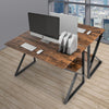B Design Computer Desk with Bookshelf by Plugsus Home Furniture
