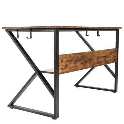 B Design Computer Desk with Bookshelf by Plugsus Home Furniture