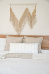 Beige So Soft Linen Pillows by Anaya