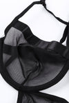 Strappy Mesh Teddy by Faz