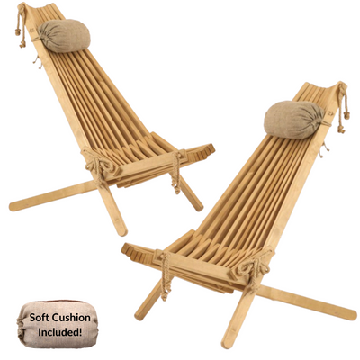 Mr. Woodware - Modern Patio Tamarack Chair -Set of 2 by Mr. Woodware