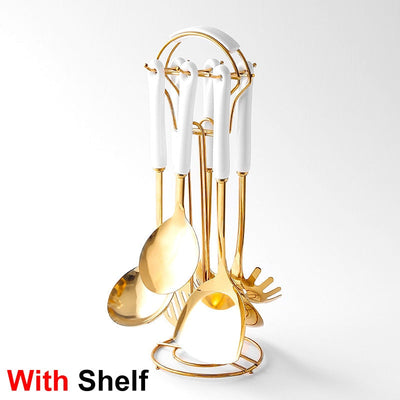 Cooking Utensils Stainless Steel Cookware Set by Blak Hom