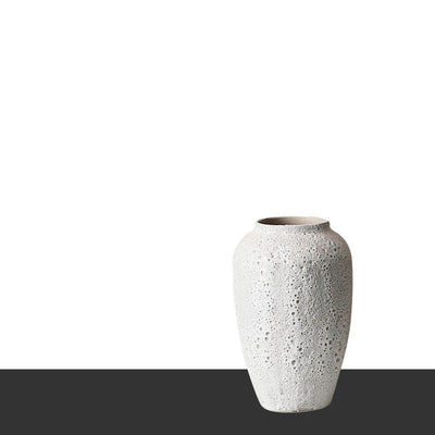 Fashionable Modern Minimalist White Creative Vase by Blak Hom