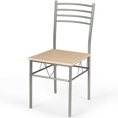 Dining Set Glass Table 5 Pieces
