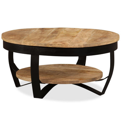 Solid Rough Mango Wood Coffee Table